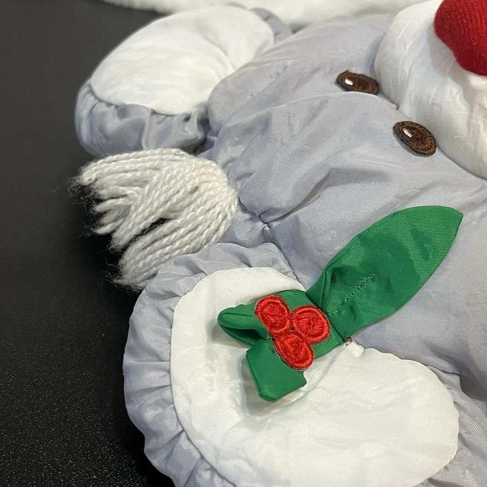 Fisher Price Puffalumps Plush Christmas Santa Mouse Candy Cane Vintage 1987